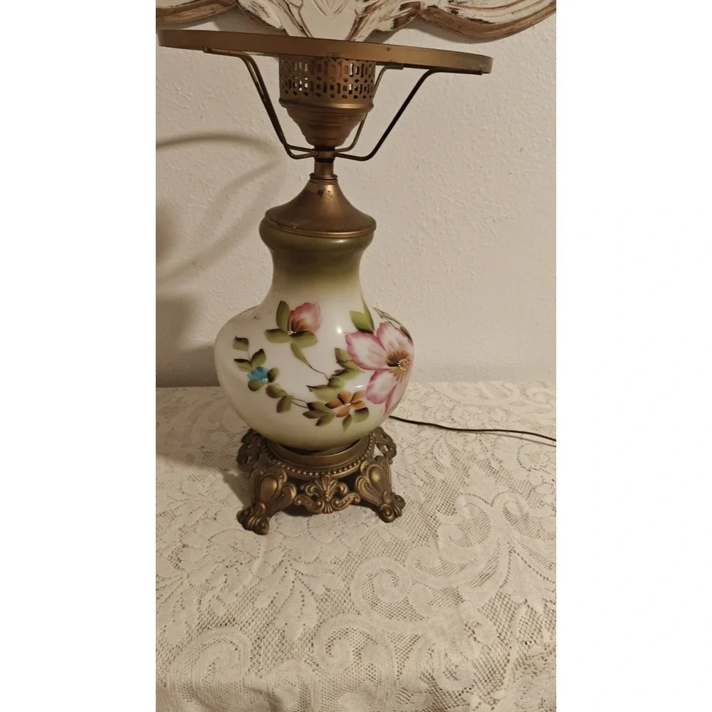 Vintage Global Industries Gone With The Wind Lamp 1967